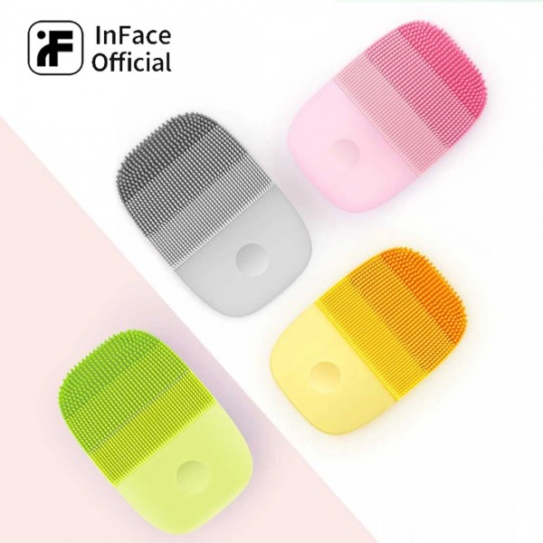 InFace Mini Sonic Facial Cleanser Mini Electric Sonic Face Cleansing Brush Ultrasonic Skin Scrubber Facial Cleaning Face