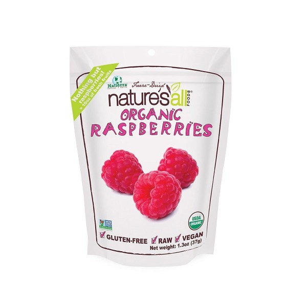 Nature's All - Nature's All Freeze Dry Raspberry 1.3Oz (Pack Of 12)