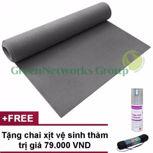 Thảm tập yoga gym cao cấp có túi đựng + tặng chai vệ sinh thảm