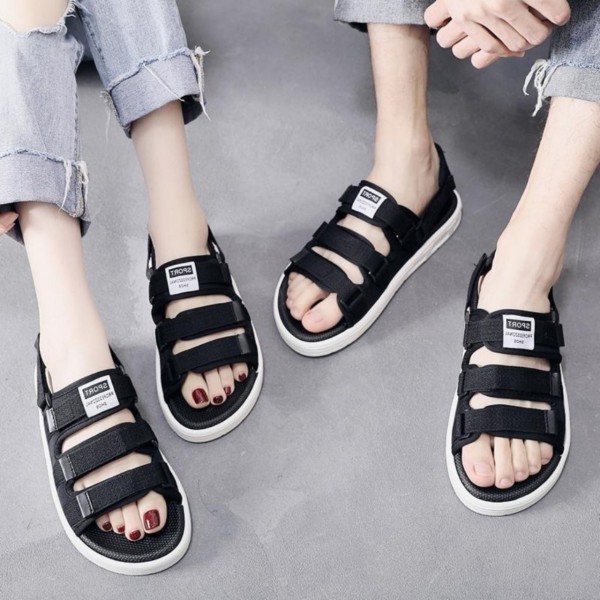 Sandal nam nữ Sport quai dán có thể tháo rời phù hợp đi học đi chơi ... ( size từ 35-44 )