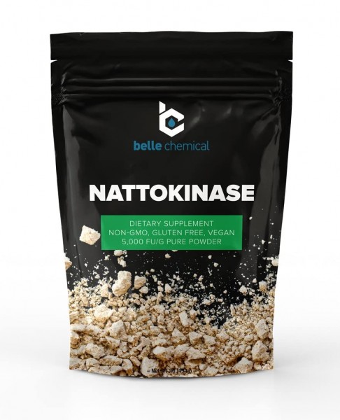 Pure Organic Nattokinase Powder - Non-GMO, Gluten Free, Vegan Bulk (1 Pound)