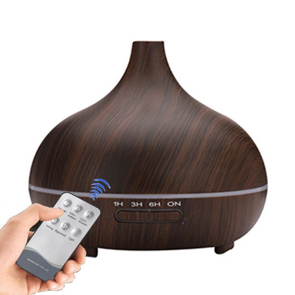 300ML Essential Diffuser Aromatherapy LED Ultrasonic Humidifier Air Purifier