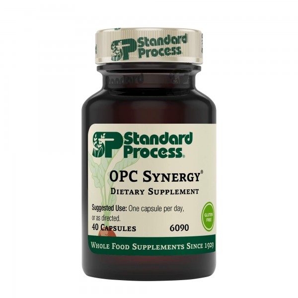 Standard Process OPC Synergy - Whole Foods Cognitive Health, Brain Health and Brain Support, Eye Support and Eye Health with Bilberry, Grape Seed E...