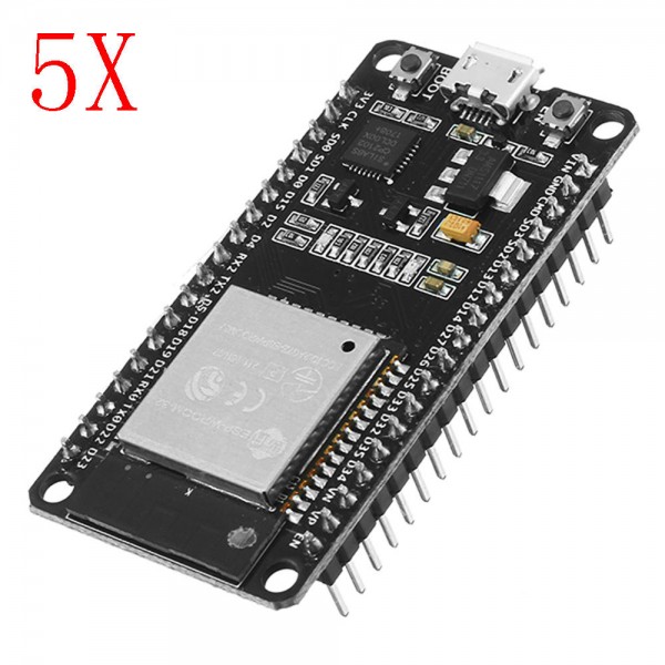 5pcs ESP32 Development Board WiFi+bluetooth Ultra Low Power Consumption Dual Cores ESP-32S Board