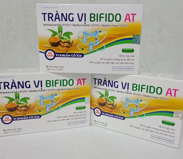 Bộ sản phẩm 3 hộp Thực phẩm bảo vệ sức khỏe Tràng Vị Bifido ổn định đại tràng vững vàng sức khỏe