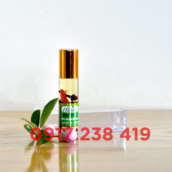 DẦU SÂM THẢO DƯỢC THÁI LAN GREEN HERB CHUẨN 100%