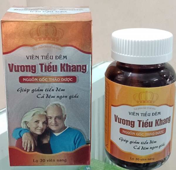 Thực phẩm bảo vệ sức khỏe Viên Tiểu Đêm Vương tiểu Khang giúp giảm tiểu đêm nhiều lần ( lọ 30 viên)