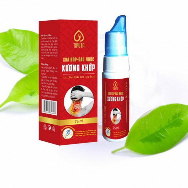 [ Mua 2 Tặng 1 ] ✅[Chính Hạng Nhà Thuốc] XƯƠNG KHỚP TIPUTA - Chai 75ml Giúp Điều Trị Đau Xương Khớp