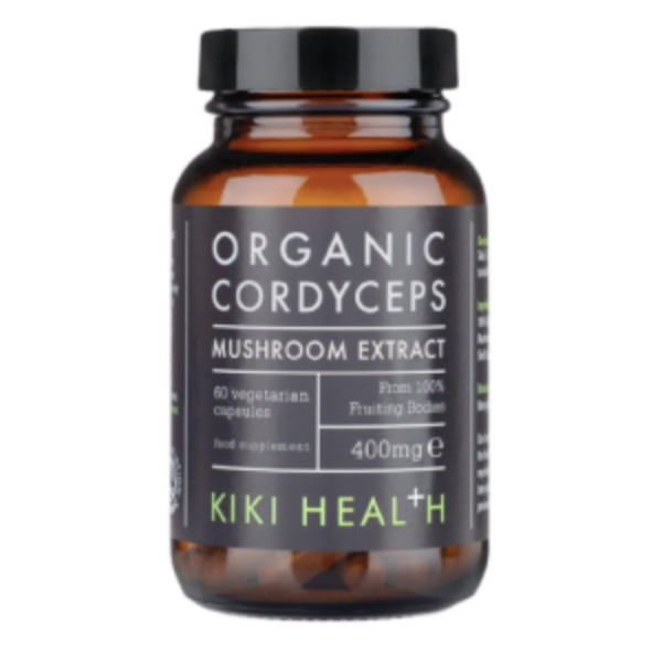 [HCM]Chiết Xuất Đông Trùng Hạ Thảo Hữu Cơ Kiki Organic Cordyceps Extract Mushroom 60 Viên Xuất Xứ Anh Quốc